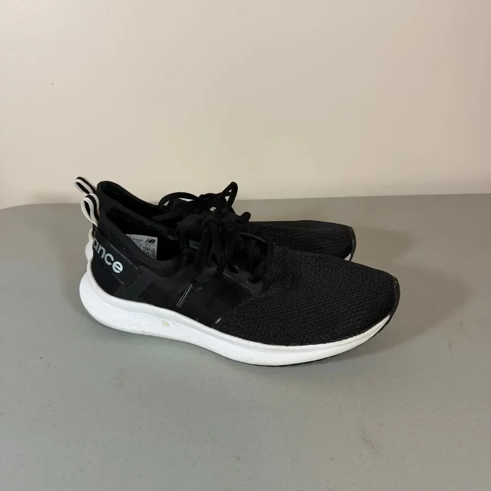 New Balance FuelCore Energize Sneakers Womens 10 D Black Mesh White Sole Lace Up